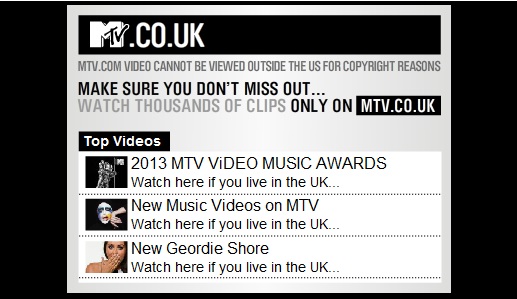 Thanks, Slate.com for linking to a video that only 4.45% of the world's population can watch