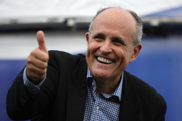 You don't want to know why Rudy Giuliani is smiling.
