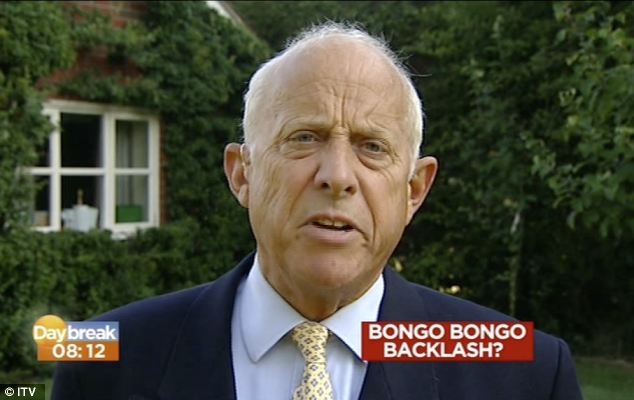Godfrey Bloom will be sitting out the next few rounds. Image from ITV News.