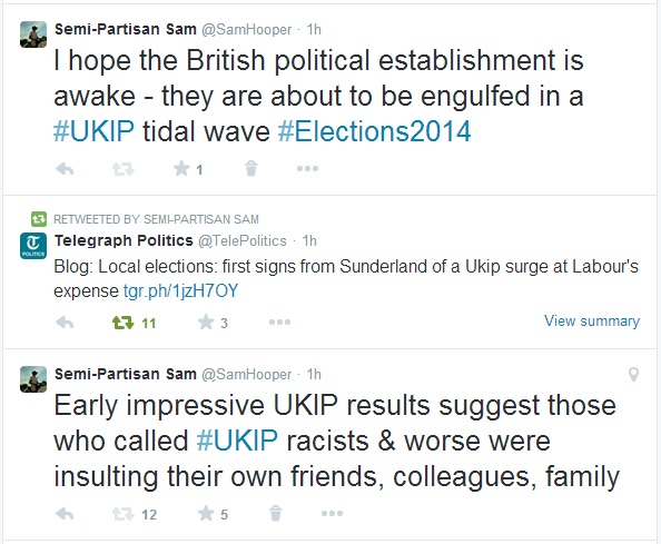 Local Council Election Results Live Tweet SPS