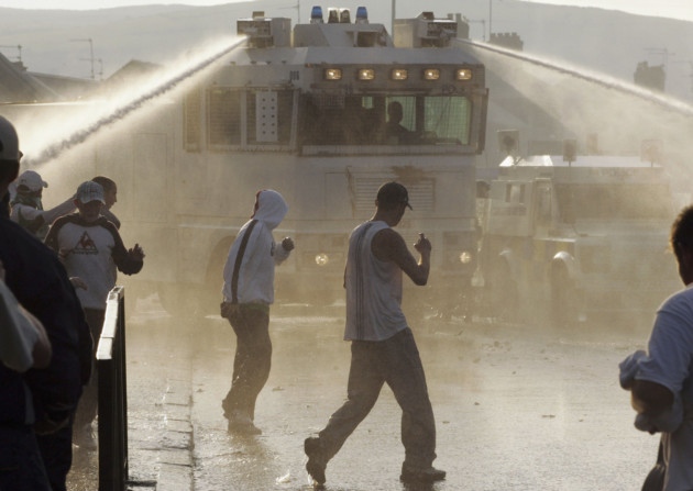 water cannon boris johnson