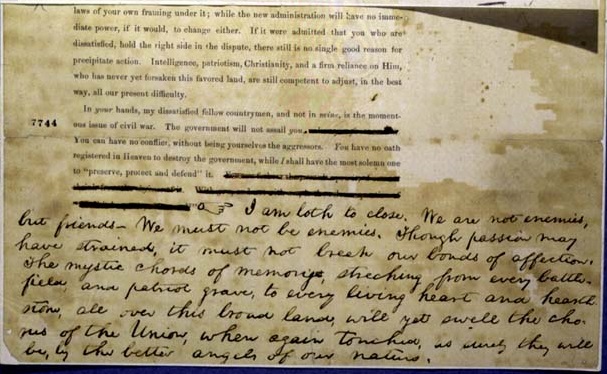 Lincoln First Inaugural Scottish Independence 2