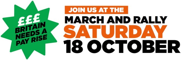 TUC Britain Needs A Pay Rise Demonstration SPS