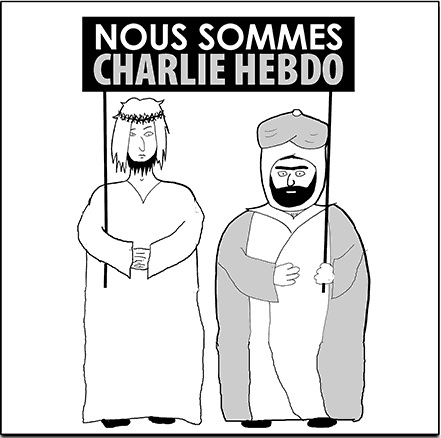 Jesus And Mo Nous Sommes Charlie Hebdo JeSuisCharlieHebdo
