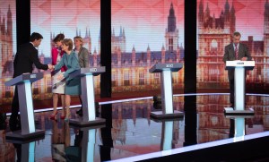 BBC Challengers Debate - Leaders Debate - General Election 2015 - Nigel Farage Stands Alone