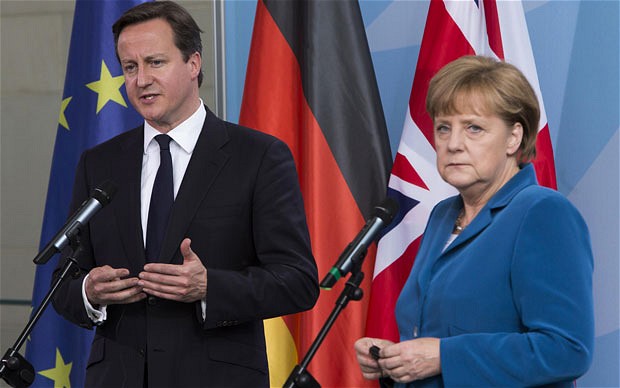 David Cameron - Angela Merkel - EU - 2