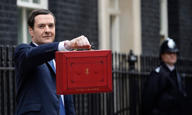 George Osborne with despatch box