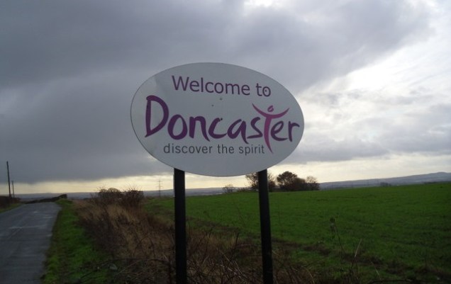 Welcome To Doncaster - Road Sign