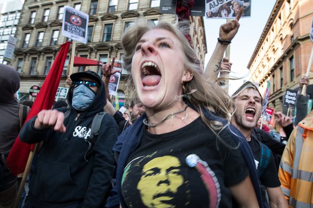Conservative Party Conference - Protests - CPC15