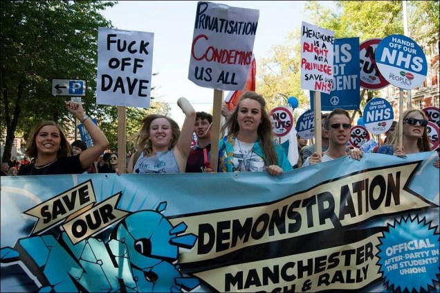 Students Protest - Conservative Party Conference