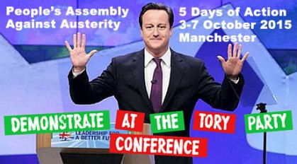 Tory Party Conference Demonstration