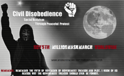 Million Mask March - Poster