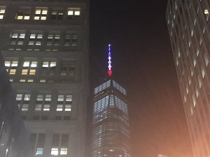 Paris Terror Attacks - One World Trade Center - New York