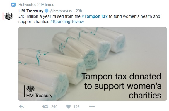 Tampon Tax - HM Treasury