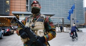 Brussels Lockdown - EU Building