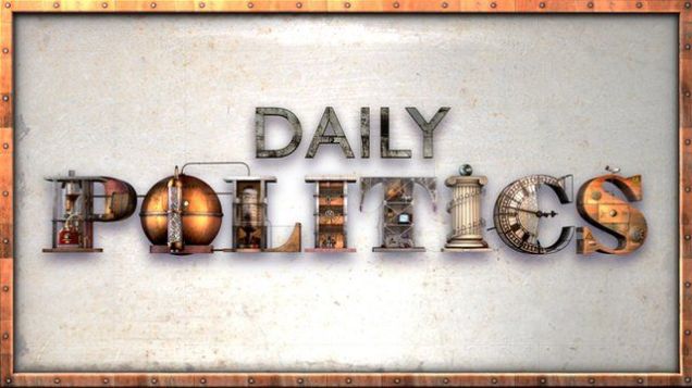 BBC Daily Politics - Sam Hooper - Samuel Hooper - Semi Partisan Politics - semipartisansam