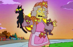 Crazy Cat Lady - The Simpsons