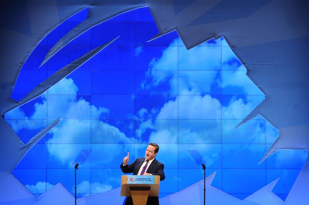 David Cameron - Conservative Party - Tree Logo - Coke Zero Conservatism