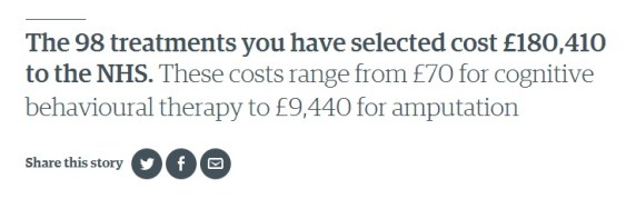 How Much Do You Cost The NHS - 2