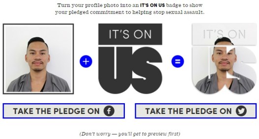 It's On Us - Rape Culture - Sexual Consent - Oscars - Joe Biden