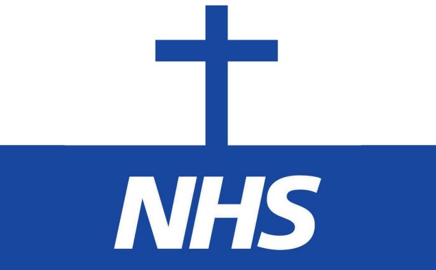 NHS Logo - Cross - National Religion - Worship - Idolatry