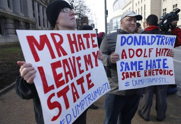 Donald Trump Protesters - St Louis