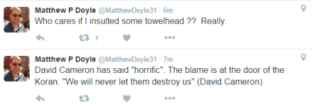 Matthew Doyle tweet - 2