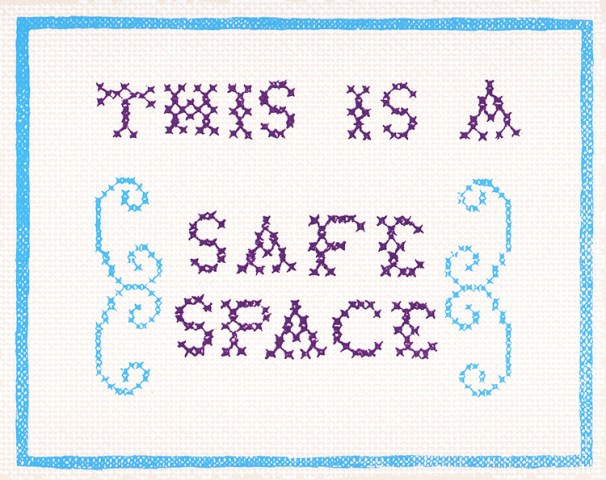 This Is A Safe Space - Embroidery
