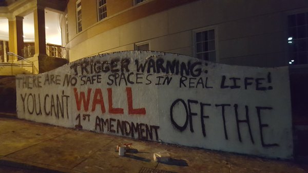 Ohio University College Republicans - Graffiti Wall - SJWs - Identity Politics