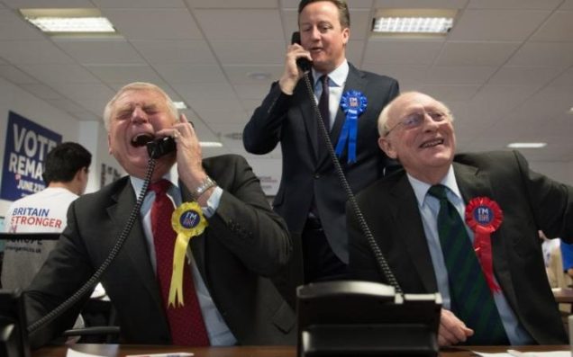 David Cameron - Neil Kinnock - Paddy Ashdown - Stronger In - EU Referendum - Brexit