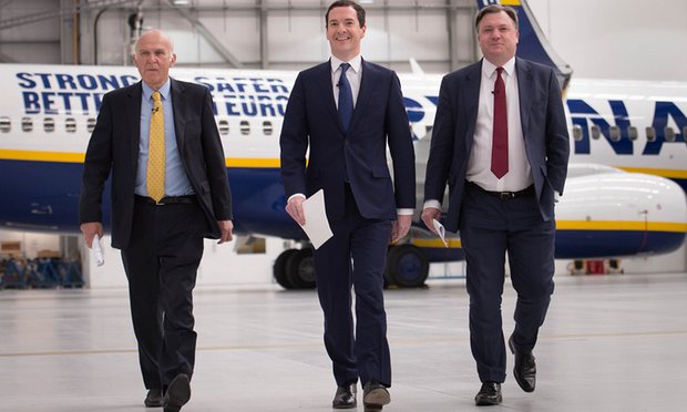 George Osborne - Ed Balls - Vince Cable - RyanAir - Brexit - EU Referendum - Establishment - Coke Zero Conservatism