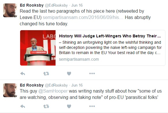 Ed Rooksby - Twitter Mob - Jo Cox