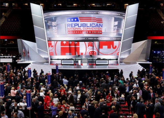 RNC - Republican National Convention - Cleveland - Quicken Loans Arena Floor
