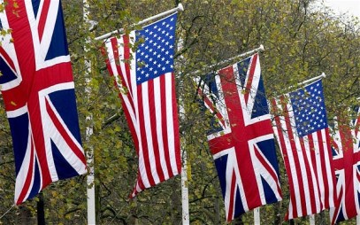 US UK British Flags
