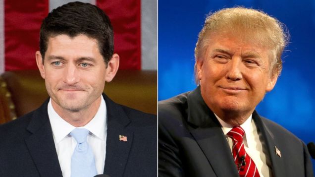 Donald Trump - Paul Ryan - GOP - Republican Party - 2