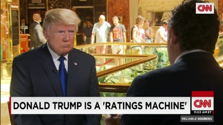 Donald Trump - Ratings Machine - CBS - Les Moonves - CNN - Television News