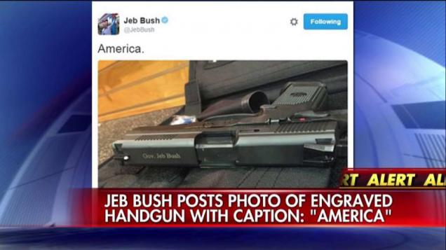 Jeb Bush - Twitter - Gun - America