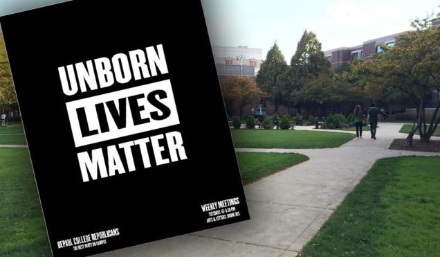 depaul-university-college-republicans-unborn-lives-matter-blm