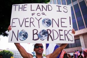 immigration-the-land-is-for-everyone-no-borders