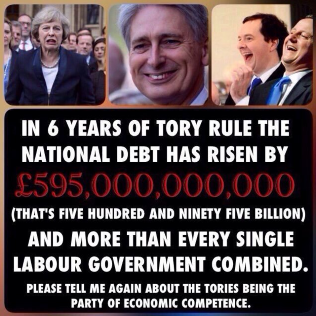 Labour Party attack ad Tories national debt
