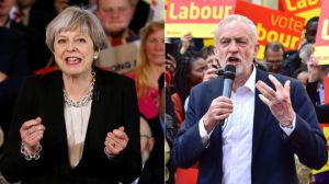 General Election 2017 - Theresa May - Jeremy Corbyn - Conservatives Tories - Labour