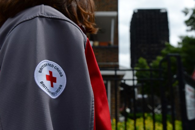 Grenfell Tower fire - disaster relief - Red Cross