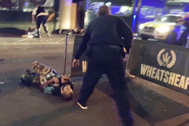 London Bridge terror attack - fake suicide vest