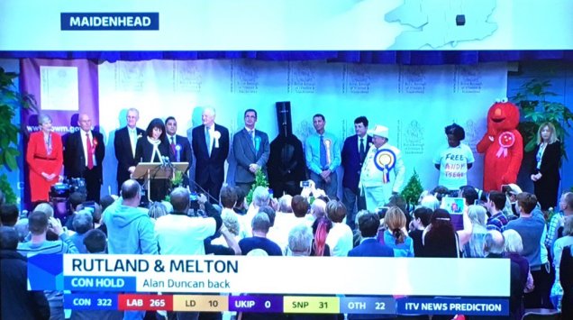 Theresa May - election count - Lord Buckethead