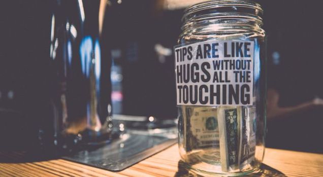 Tip jar