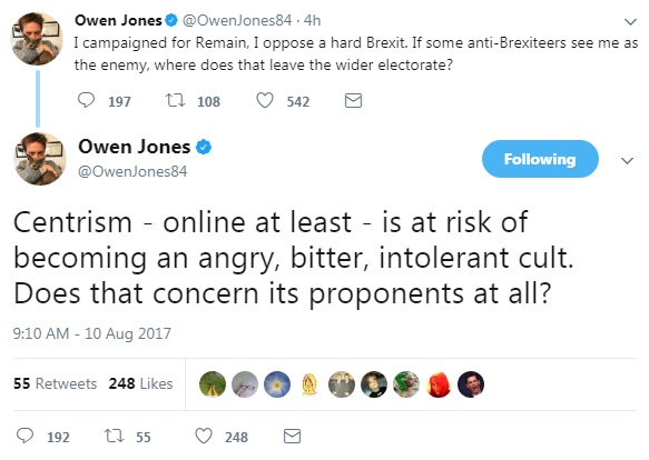 Owen Jones - Brexit - Hardline Remainers - Extremism