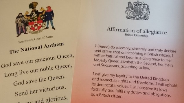 British citizenship ceremony 2