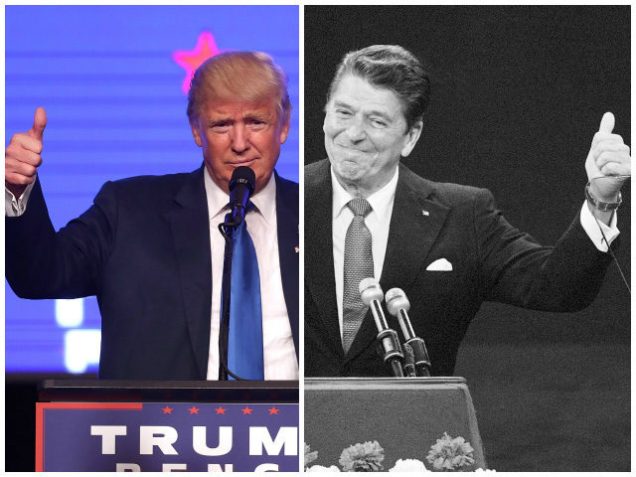 Donald Trump Ronald Reagan comparison photo