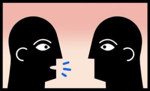 Talking down - people dialogue