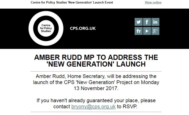 Centre for Policy Studies - CPS - New Generation project launch event